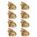 8Pcs Resin Elephant Statue Decor Innovative Home Table Decoration Ornament Birthday Gift Gold In Australia - Darrahopens