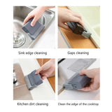 Window Grooves Cleaning Brush Handheld Crevice Cleaner Tools for Window Slides and Gaps