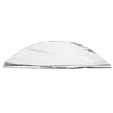 Round Fire Pit Mat Fireproof Outdoor terrace Barbecue Grill Deck Protection Pad SuppliesSilver Gray 91cm In Australia - Darrahopens