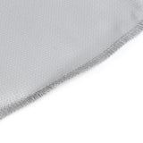 Round Fire Pit Mat Fireproof Outdoor terrace Barbecue Grill Deck Protection Pad SuppliesSilver Gray 91cm