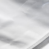Round Fire Pit Mat Fireproof Outdoor terrace Barbecue Grill Deck Protection Pad SuppliesSilver Gray 91cm