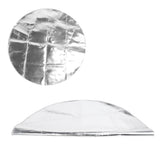 Round Fire Pit Mat Fireproof Outdoor terrace Barbecue Grill Deck Protection Pad SuppliesSilver Gray 91cm