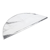 Round Fire Pit Mat Fireproof Outdoor terrace Barbecue Grill Deck Protection Pad SuppliesSilver Gray 60cm