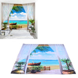 Home Tapestry Landscape Pattern Polyester Fabric Hanging Blanket for Bedroom Balcony230x180cm In Australia - Darrahopens