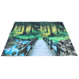 Polyester Tapestry Forest Landscape Pattern Wall Hanging Blanket Bedroom Dormitory Decors150x150cm In Australia - Darrahopens