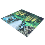 Polyester Tapestry Forest Landscape Pattern Wall Hanging Blanket Bedroom Dormitory Decors150x150cm In Australia - Darrahopens