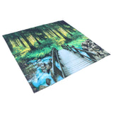 Polyester Tapestry Forest Landscape Pattern Wall Hanging Blanket Bedroom Dormitory Decors150x150cm In Australia - Darrahopens