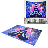 Wall Tapestry Nordic Style Polyester Fiber Wall Hanging Blanket Background Art Decors150x150cm