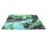 Forest Stream Scenery Tapestry Background Wall Hanging Decorative Blanket for Home Use150x150cm In Australia - Darrahopens