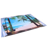 Window Beach Landscape Pattern Tapestry Wall Hanging for Living Room Bedroom Art Decor230x180cm In Australia - Darrahopens