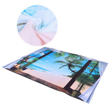 Window Beach Landscape Pattern Tapestry Wall Hanging for Living Room Bedroom Art Decor230x180cm