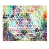 Abstract Geometric Pattern Tapestry Wall Hanging for Living Room Bedroom Art Decor200x150cm In Australia - Darrahopens