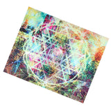 Abstract Geometric Pattern Tapestry Wall Hanging for Living Room Bedroom Art Decor200x150cm