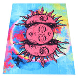 Sun Goddess Pattern Tapestry Wall Hanging for Bedroom Living Room Background Art Decor230x180cm