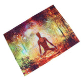 Forest Yoga Background Pattern Tapestry Wall Hanging Wall Blanket for Home Decor230x180cm In Australia - Darrahopens