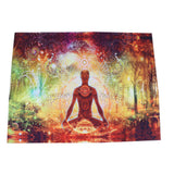 Forest Yoga Background Pattern Tapestry Wall Hanging Wall Blanket for Home Decor150x150cm In Australia - Darrahopens