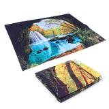Cave River Landscape Pattern Tapestry Wall Hanging Wall Blanket for Bedroom Decor200x150cm