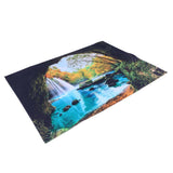 Cave River Landscape Pattern Tapestry Wall Hanging Wall Blanket for Bedroom Decor200x150cm