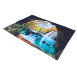 Cave River Landscape Pattern Tapestry Wall Hanging Wall Blanket for Bedroom Decor200x150cm