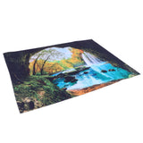 Cave River Landscape Pattern Tapestry Wall Hanging Wall Blanket for Bedroom Decor200x150cm