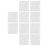 10PCS Card Protector Waterproof Immunization Record Card Holder Clear PVC Sleeve