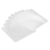 10PCS Card Protector Waterproof Immunization Record Card Holder Clear PVC Sleeve
