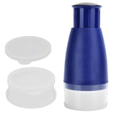 Manual Chopper Hand Press Garlic Ginger Garlic Chop Cutter Household with 2pcs Plastic BoxBlue In Australia - Darrahopens