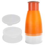 Manual Chopper Hand Press Garlic Ginger Garlic Chop Cutter Household with 2pcs Plastic BoxOrange In Australia - Darrahopens