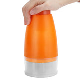 Manual Chopper Hand Press Garlic Ginger Garlic Chop Cutter Household with 2pcs Plastic BoxOrange