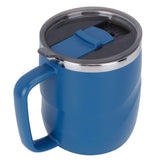 400ml Coffee Mug Stainless Steel Anti Scalding Water Cup with Lid for Home Office Wonderful Gift(Blue ) In Australia - Darrahopens