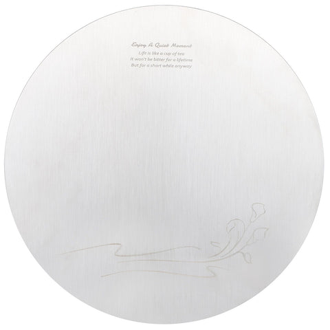 Round Sushi Plate Innovative 304 Stainless Steel Cake Dessert Dish Tray for Kitchen RestaurantL In Australia - Darrahopens