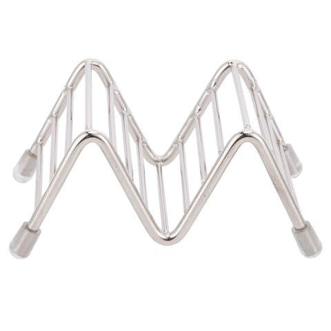 Taco Holder Innovative 304 Stainless Steel Pancake Stand Tray for Kitchen Restaurant1/2 Grid
