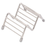 Taco Holder Innovative 304 Stainless Steel Pancake Stand Tray for Kitchen Restaurant1/2 Grid