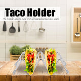 Taco Holder Innovative 304 Stainless Steel Pancake Stand Tray for Kitchen Restaurant2/3 Grid