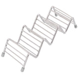 Taco Holder Innovative 304 Stainless Steel Pancake Stand Tray for Kitchen Restaurant3/4 Grid In Australia - Darrahopens