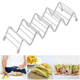 Taco Holder Innovative 304 Stainless Steel Pancake Stand Tray for Kitchen Restaurant4/5 Grid