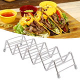 Taco Holder Innovative 304 Stainless Steel Pancake Stand Tray for Kitchen Restaurant4/5 Grid