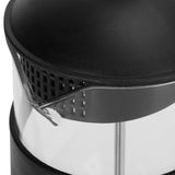 Coffee Tea Maker Kettle High Temperature Resistant Borosilicate Filter Teapot Hand Brewing Black600ml