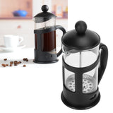 Coffee Tea Maker Kettle High Temperature Resistant Borosilicate Filter Teapot Hand Brewing Black1000ml