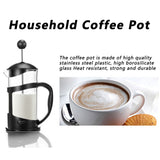 Coffee Tea Maker Kettle High Temperature Resistant Borosilicate Filter Teapot Hand Brewing Black1000ml