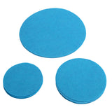 Felt Dish Protection Pad Bowl Anti Friction Pad Pot Stacking Food Plate Divider Separator Protectors(Lake Green 48PCS) In Australia - Darrahopens