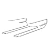 Under Shelf Wine Glass Rack 304 Stainless Steel Mounted Hanging Cup Drain Holder Organizer