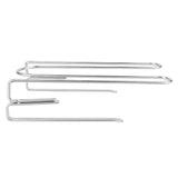 Under Shelf Wine Glass Rack 304 Stainless Steel Mounted Hanging Cup Drain Holder Organizer