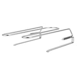Under Shelf Wine Glass Rack 304 Stainless Steel Mounted Hanging Cup Drain Holder Organizer