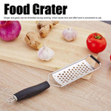 Handheld Cheese Grater Manual Vegetables Shredder Kitchen Gadgets with Silicone Thichen HandleJ13398/10 Large Hole