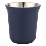 Stainless Steel Coffee Cup Double Wall Insulated Capsule Cup Mug for Home Coffee ShopDark Blue 160ml