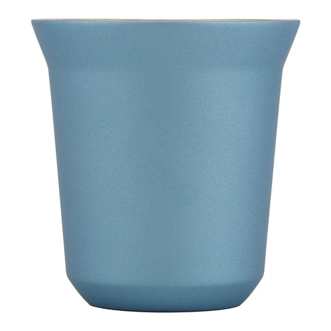 Stainless Steel Coffee Cup Double Wall Insulated Capsule Cup Mug for Home Coffee ShopLight Blue 160ml In Australia - Darrahopens