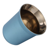 Stainless Steel Coffee Cup Double Wall Insulated Capsule Cup Mug for Home Coffee ShopLight Blue 160ml In Australia - Darrahopens