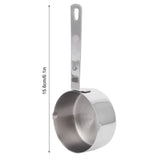 Baking Measuring Spoon 304 Stainless Steel Measuring Cup Scoop with Scales Kitchen Supplies1/3cup80ml