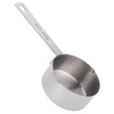 Baking Measuring Spoon 304 Stainless Steel Measuring Cup Scoop with Scales Kitchen Supplies1/2cup125ml